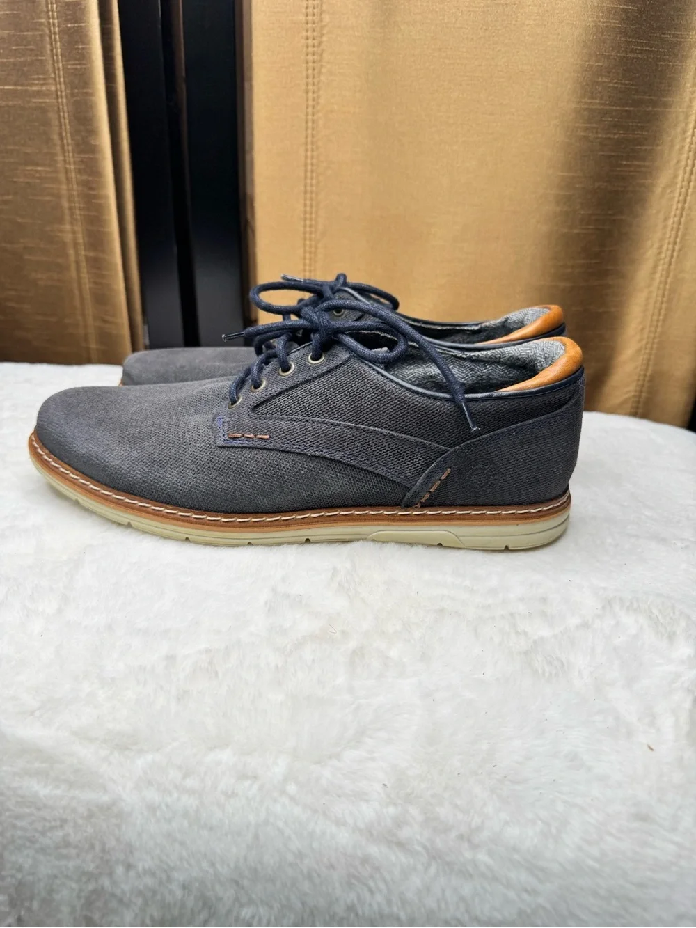 Bull Boxer Gray Casual Lace Up Shoes Men’s Size 8 EU 41
